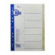 Indexuri plastic A4, numerotate (1-6) FO20402(10/250)
