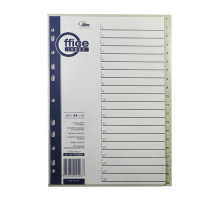 Indexuri plastic A4, numerotate (1-20) FO20406(25/100)