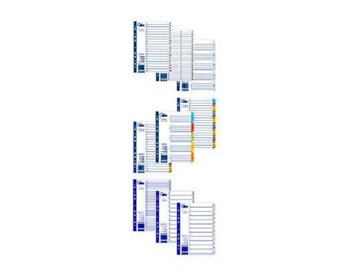 Разделители пластиковые А4, нумерованные 1-31 FO20407(25/50)