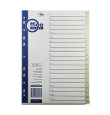 Indexuri plastic A4, litere (А-Я) FO20412(10/100)