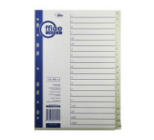 Indexuri plastic A4, litere (А-Я) FO20412(10/100)