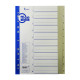 Indexuri plastic A4, numerotate 1-10 MAXI FO20451 (10/125)