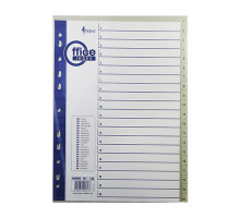 Разделители пластиковые А4, нумерованные 1-20 MAXI FO20453 (10/100)