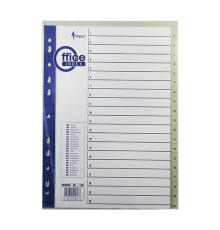 Indexuri plastic A4, numerotate 1-20 MAXI FO20453 (10/100)