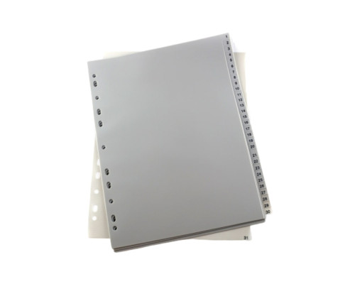Indexuri plastic A4, numerotate 1-31 MAXI FO20454 (10/50)