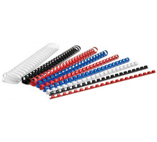 Spirala plastic 6mm 25 file alba (100buc) FO95061