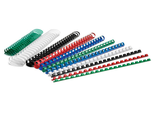 Spirala plastic 6mm 25 file albastra FO95063 (100/20)