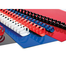 Spirala plastic 22mm 210 file alba (50buc) FO95221