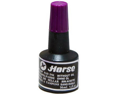 Краска штемпельная Horse зеленная, 30мл. (12/360) Краска штемпельная Horse зеленная, 30мл. (12/360)