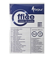Coperta carton alba imitatie piele A4 240gr FO93231 (10)