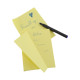 63200 Бумага для заметок желтая с липким слоем 3*4, 76*101мм B2-4/3102 (12/432)