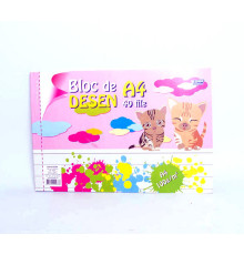 Альбом для рисования А4 40л. микроперфорация 100гр/м2 M*2336 (40)