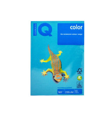 Бумага A4 ярко-голубая "IQ-Color"160g/m, 250л, AB48