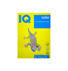 Бумага А4 канареечно-желтая "IQ-Color"80g/m2, 500л, CY39