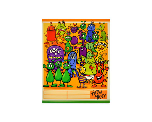 Тетрадь 12 листов клетка Люкс M*5740 (25/300)