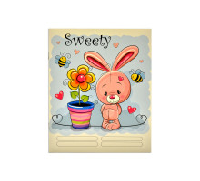 Тетрадь 12 листов клетка Люкс M*5740 (25/300)