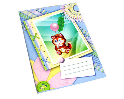 Тетрадь евро 24 листов, линия, твердая обложка, P*1503 (80)