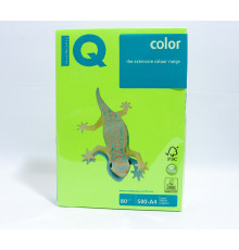 70936 Hartie p/u imprimanta А4 verde pal "IQ-Color"80g/m2, 500foi, GN27