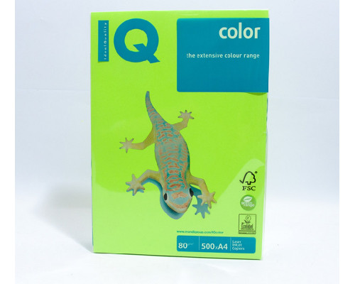 Hartie p/u imprimanta А4 verde pal "IQ-Color"80g/m2, 500foi, GN27