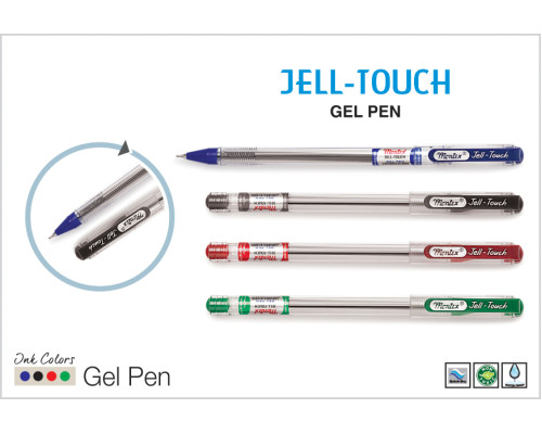 21397 Ручка Montex Jell Touch чёрн. (5/250/2000)