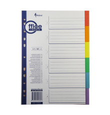 Indexuri carton A4, 6 culori, nenumerotate FO20482 (40/160)