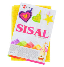 Set sisal, galben, 20*30 cm, 5 file 741409
