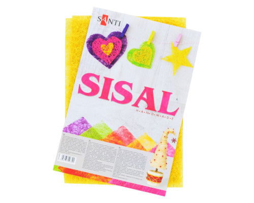 Set sisal, galben, 20*30 cm, 5 file 741409