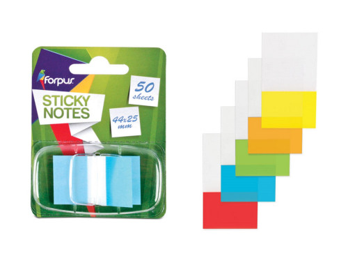 Самоклеющиеся индексы 43.2х25.4мм 50л. синие FO42044(24/288)