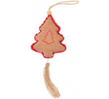 Jucarie de anul nou "Bradut", 16 cm cafeniu 973485 (20)