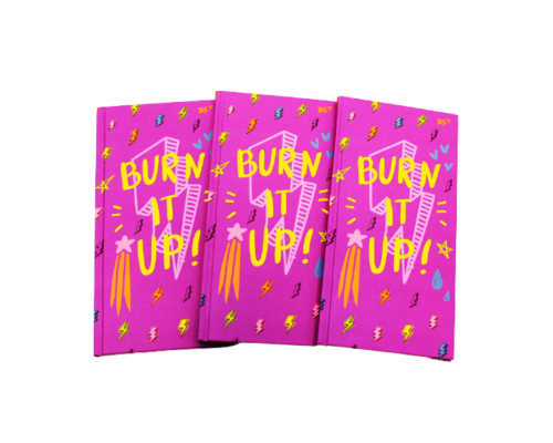 Блокнот 100*200/64 интег. клетка "Burn it up" YES 151524 (3)