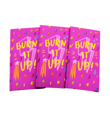 Carnet 100*200/64 coperta integr. matem "Burn it up" YES 151524 (3)