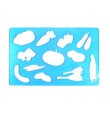 Трафарет детский, маленький, ассорти WL1200 (360)