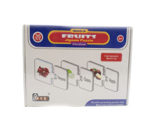 68114 Пазлы картонные развивающие фрукты 3+ (36)