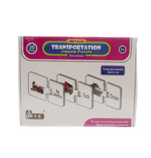 Puzzle din carton educationale transport 3+(36)