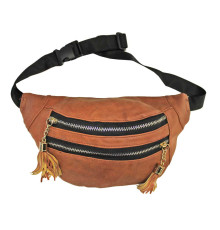 Geanta de talie "Banana" maro 050 (12)