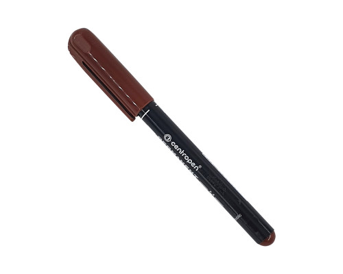 Маркер перманентный, 2846, коричневый, тоненький, Centropen (10)