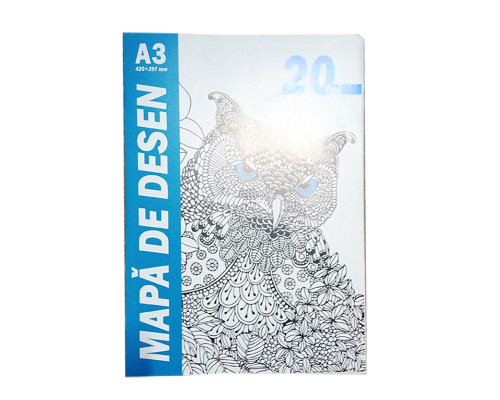 Мapa A3 de desen, 20 foi, 110g/m2 CM11 (25)