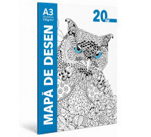 Мapa A3 de desen, 20 foi, 110g/m2 CM11 (25)
