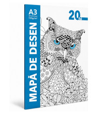 Мapa A3 de desen, 20 foi, 110g/m2 CM11 (25)