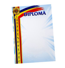 Diploma А4 Sport cu tricolor pe verticala S13 (100)
