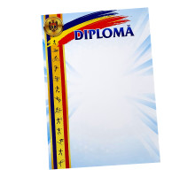 Diploma А4 Sport cu tricolor pe verticala S13 (100)