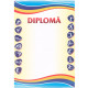 707404 Diploma A4 Sport cu tricolor pe orizontala S19 (100)