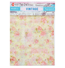 01253 Hirtie pentru decupaj, Vintage, 2 file. 952469