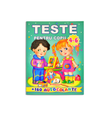 Teste pentru copii 4-6 ani. +160 autocolante N*8477 (20X25,5)