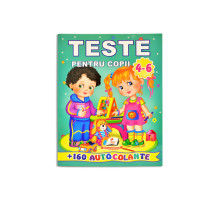 Teste pentru copii 4-6 ani. +160 autocolante N*8477 (20X25,5)