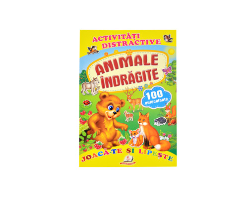 Activitati distractive. Animale indragite.100 autocolante N*8811 (16,5X24) Activitati distractive. Animale indragite.100 autocolante N*8811 (16,5X24)