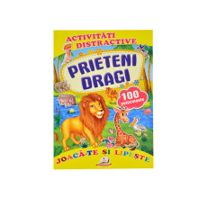Activitati distractive. Prieteni dragi.100 autocolante N*8781 (16,5X24)