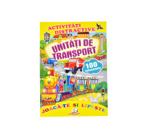 Activitati distractive. Unitati de transport.100 autocolante N*8859 (16,5X24)