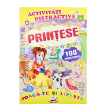 Activitati distractive. Printese.100 autocolante