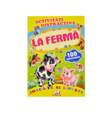 Activitati distractive. La ferma.100 autocolante